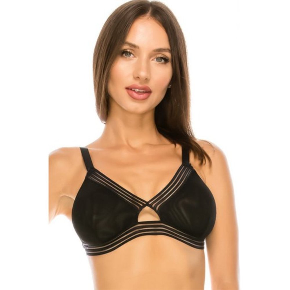 Mesh Triangle‎ Bralette - Picture 4 of 7